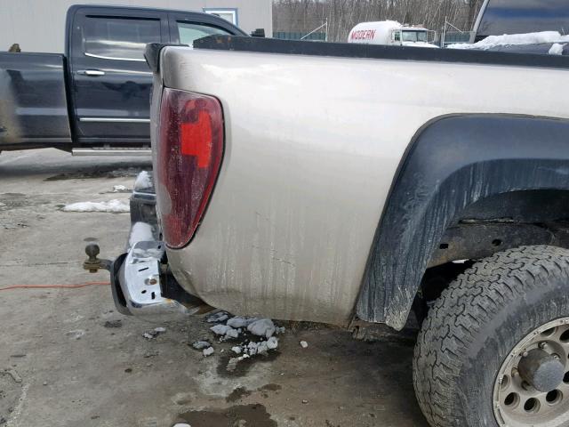 1GTDT136348129548 - 2004 GMC CANYON SILVER photo 9