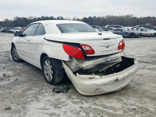 1C3LC55D09N548372 - 2009 CHRYSLER SEBRING TO WHITE photo 3