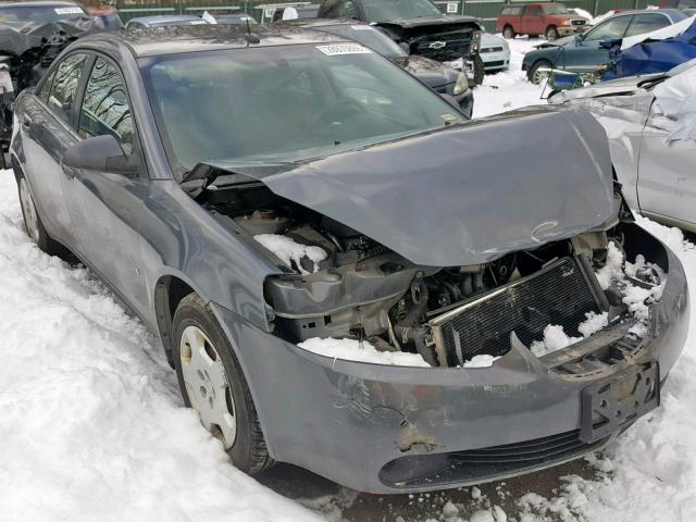 1G2ZF57B784144048 - 2008 PONTIAC G6 VALUE L GRAY photo 1