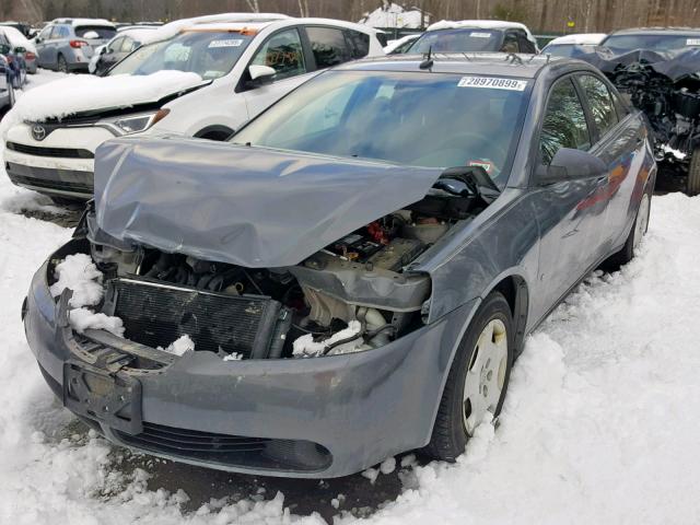 1G2ZF57B784144048 - 2008 PONTIAC G6 VALUE L GRAY photo 2