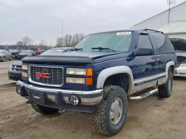 1GKEK18K9RJ720310 - 1994 GMC YUKON TWO TONE photo 2