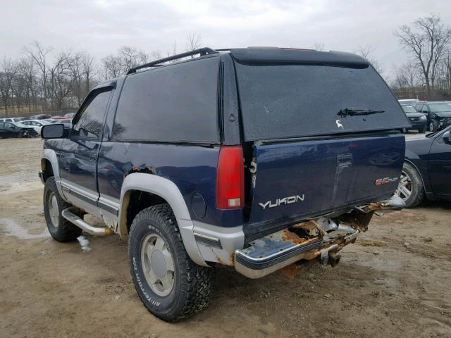 1GKEK18K9RJ720310 - 1994 GMC YUKON TWO TONE photo 3