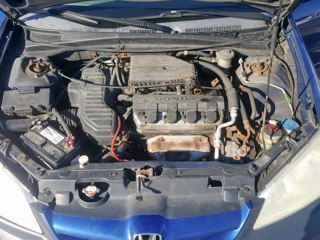 2HGES16395H604660 - 2005 HONDA CIVIC DX V BLUE photo 7