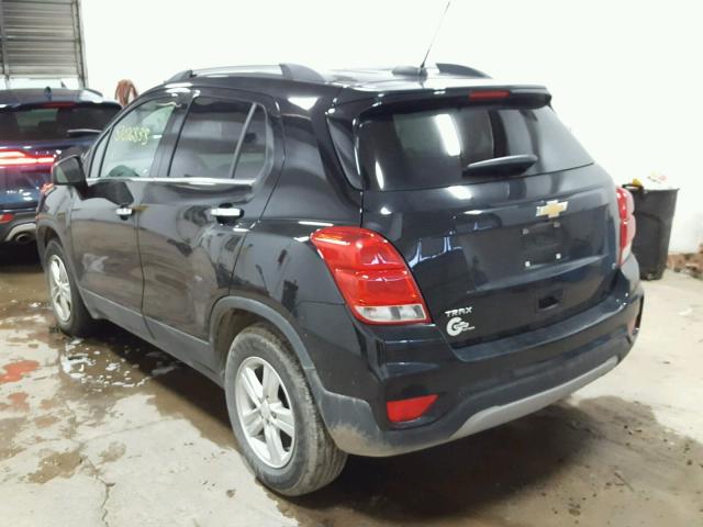 3GNCJLSB8JL202963 - 2018 CHEVROLET TRAX 1LT BLACK photo 3