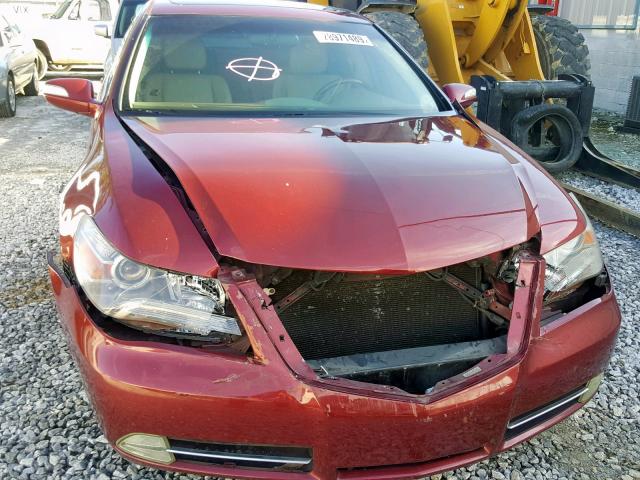 JH4KB26609C000701 - 2009 ACURA RL RED photo 9