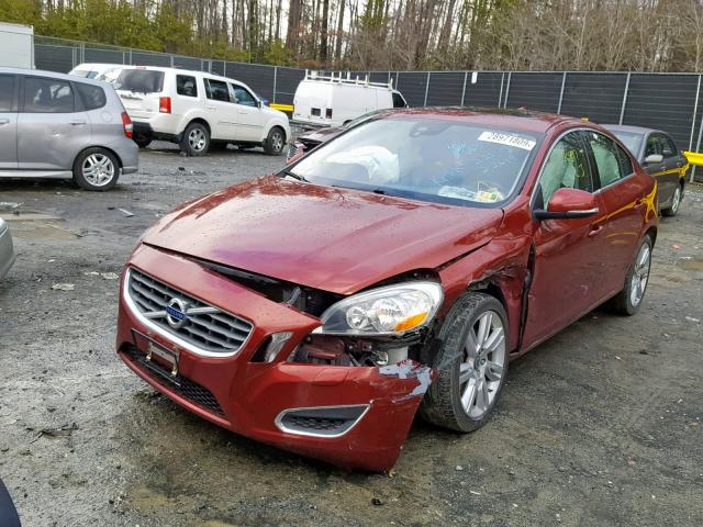 YV1622FS5C2041932 - 2012 VOLVO S60 T5 RED photo 2