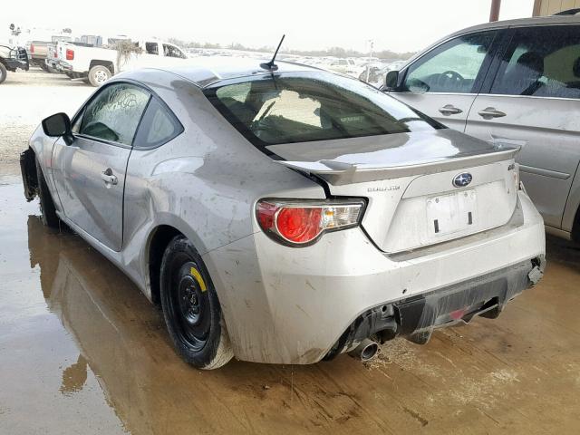 JF1ZCAC16E8600853 - 2014 SUBARU BRZ 2.0 LI SILVER photo 3