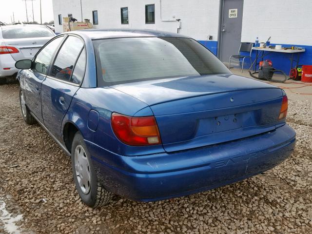 1G8ZG54821Z334750 - 2001 SATURN SL1 BLUE photo 3