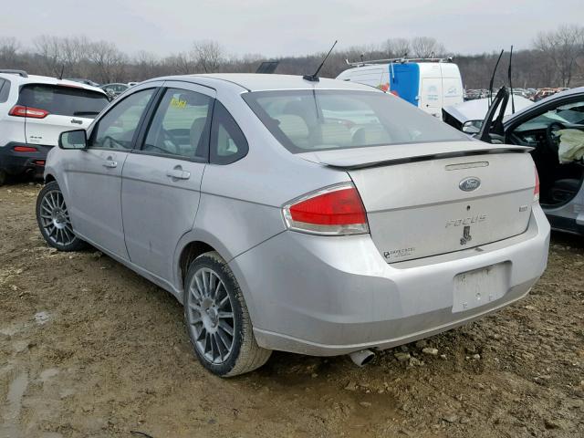 1FAHP36N99W126022 - 2009 FORD FOCUS SES SILVER photo 3