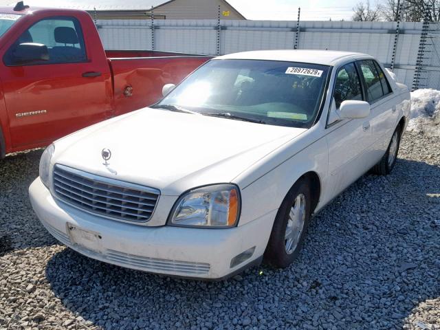 1G6KD54Y14U108350 - 2004 CADILLAC DEVILLE WHITE photo 2