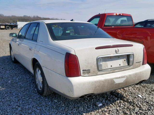 1G6KD54Y14U108350 - 2004 CADILLAC DEVILLE WHITE photo 3