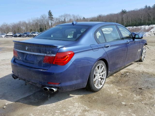WBAKC8C58CC449187 - 2012 BMW 750 LXI BLUE photo 4