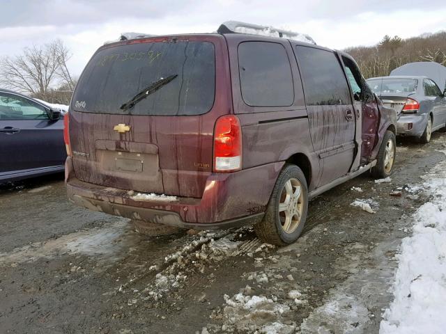1GNDV33LX6D148966 - 2006 CHEVROLET UPLANDER L 红色 照片 4