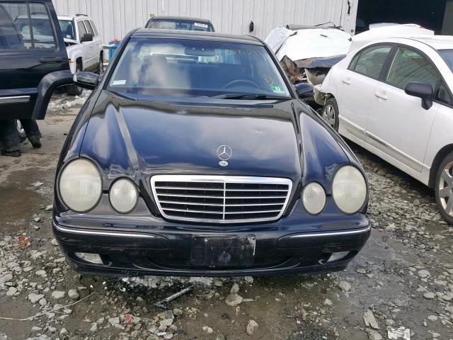 WDBJF65J31B209700 - 2001 MERCEDES-BENZ E 320 BLACK photo 9