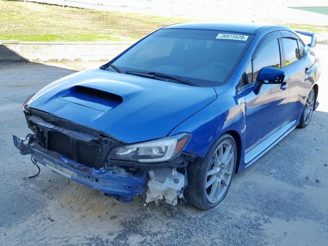 JF1VA2L66F9817272 - 2015 SUBARU WRX STI BLUE photo 2