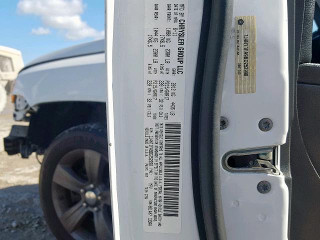 1J4NT1FA9BD252998 - 2011 JEEP COMPASS SP Ақ фото 10