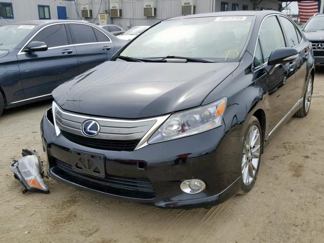 JTHBB1BA5A2020148 - 2010 LEXUS HS 250H BLACK photo 2