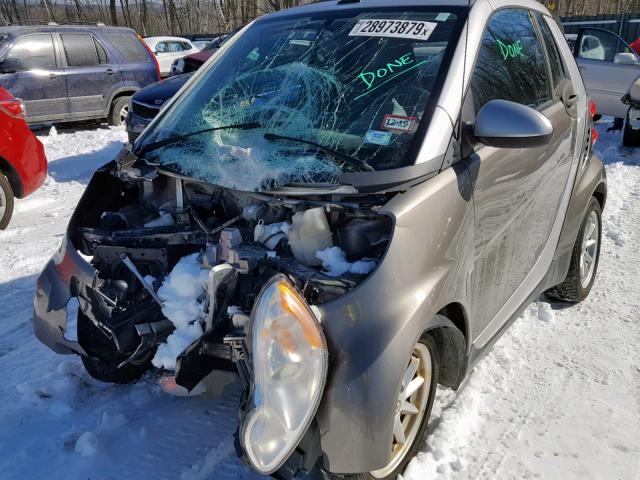 WMEEK31X69K266834 - 2009 SMART FORTWO PAS 银色 照片 2