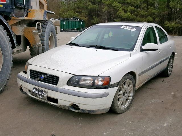 YV1RS58D422122772 - 2002 VOLVO S60 2.4T WHITE photo 2