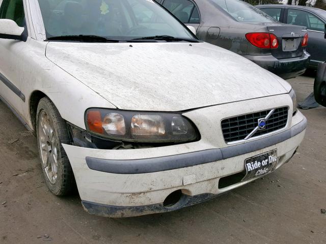 YV1RS58D422122772 - 2002 VOLVO S60 2.4T WHITE photo 9