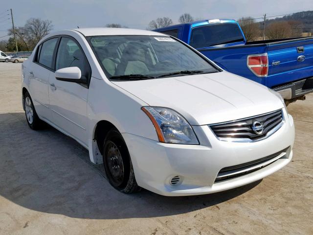 3N1AB6AP5CL776647 - 2012 NISSAN SENTRA 2.0 WHITE photo 1