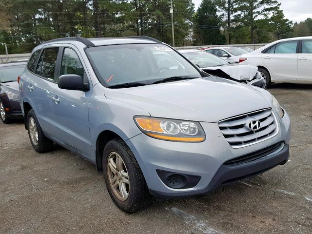 5NMSG3AB5AH391153 - 2010 HYUNDAI SANTA FE G BLUE photo 1