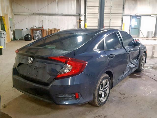 2HGFC2F57HH563734 - 2017 HONDA CIVIC LX BLUE photo 4