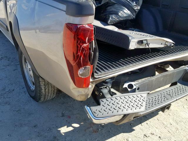 1GCCS13E678167186 - 2007 CHEVROLET COLORADO GOLD photo 9