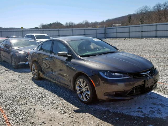 1C3CCCBB5GN128322 - 2016 CHRYSLER 200 S GRAY photo 1