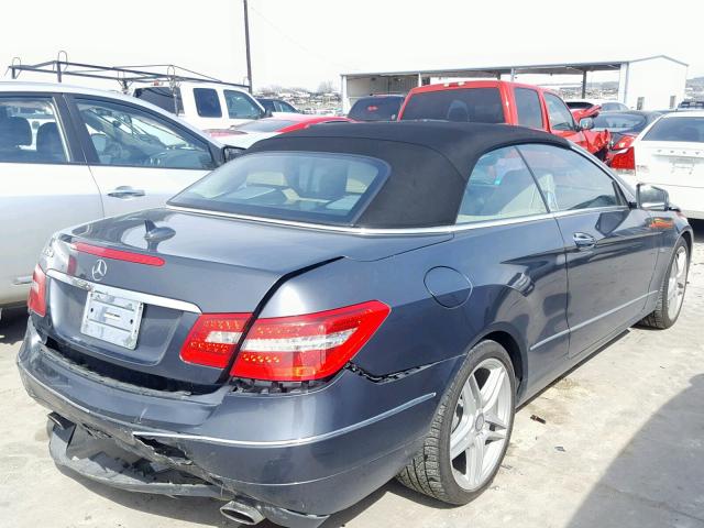 WDDKK5KF7CF144489 - 2012 MERCEDES-BENZ E 350 GRAY photo 4