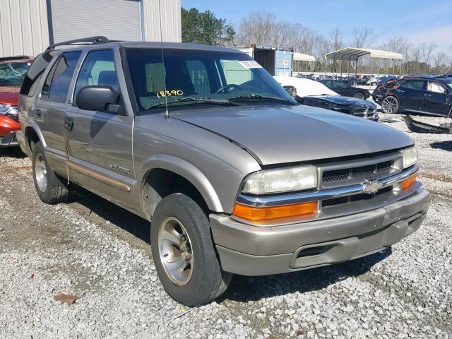 1GNCS13X43K149274 - 2003 CHEVROLET BLAZER TAN photo 1