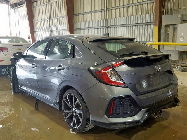 SHHFK7H48JU230259 - 2018 HONDA CIVIC SPOR GRAY photo 3