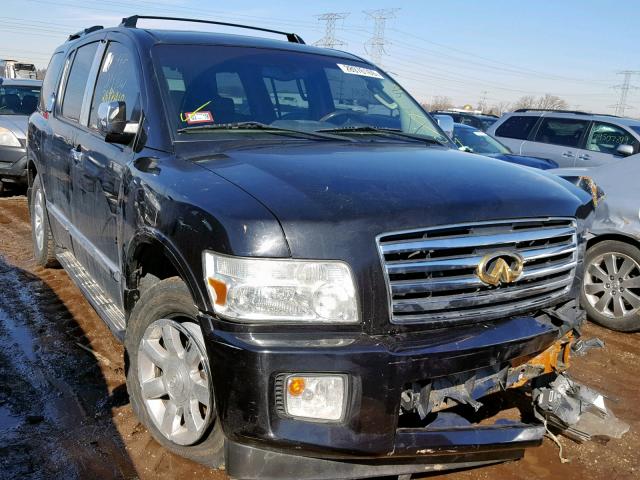 5N3AA08C84N810987 - 2004 INFINITI QX56 BLACK photo 1