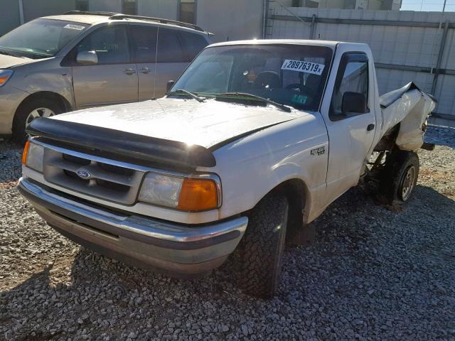 1FTCR10A6VPB57841 - 1997 FORD RANGER WHITE photo 2