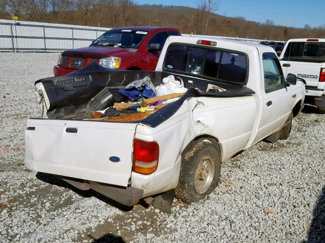 1FTCR10A6VPB57841 - 1997 FORD RANGER WHITE photo 4