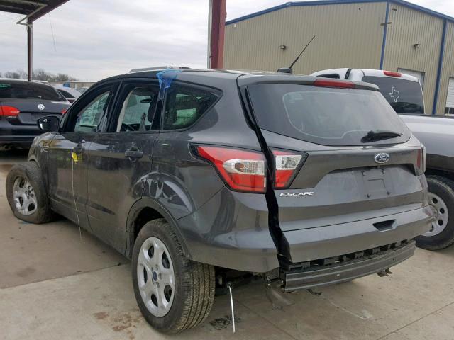 1FMCU0F73HUE34645 - 2017 FORD ESCAPE S GRAY photo 3