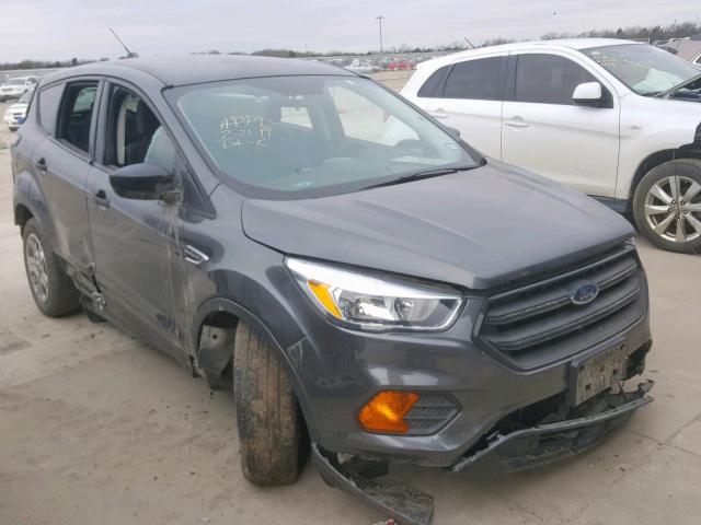 1FMCU0F73HUE34645 - 2017 FORD ESCAPE S GRAY photo 9