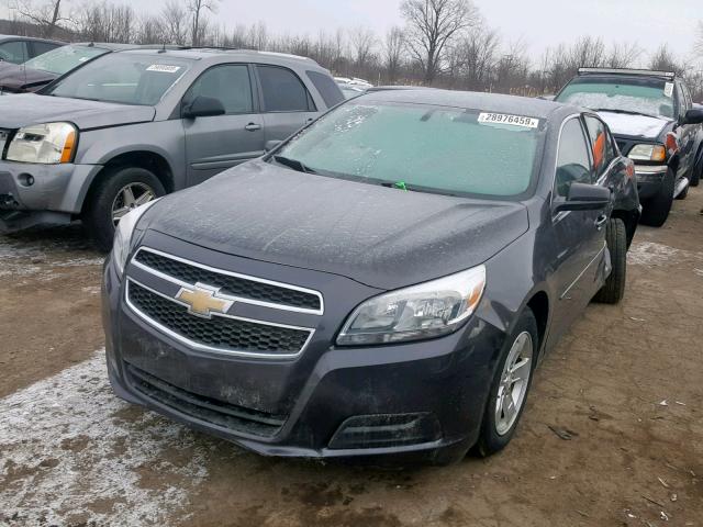 1G11B5SA2DF161155 - 2013 CHEVROLET MALIBU LS BLACK photo 2