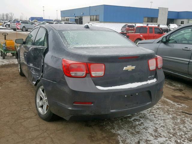 1G11B5SA2DF161155 - 2013 CHEVROLET MALIBU LS BLACK photo 3