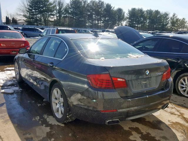 WBAFU9C50BC783782 - 2011 BMW 550 XI GRAY photo 3