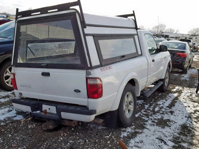 1FTZR11U84TA18058 - 2004 FORD RANGER WHITE photo 4