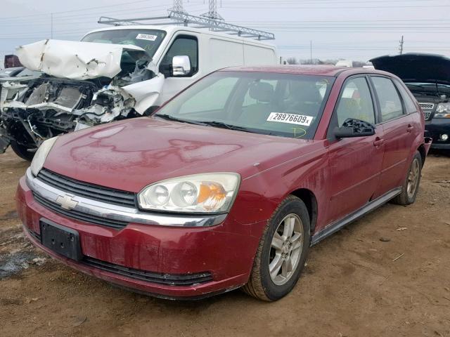 1G1ZT62804F212834 - 2004 CHEVROLET MALIBU MAX 勃艮第红 照片 2
