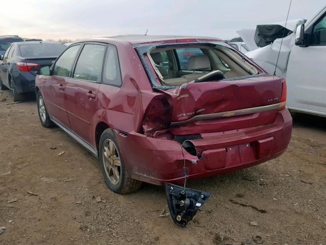 1G1ZT62804F212834 - 2004 CHEVROLET MALIBU MAX 勃艮第红 照片 3