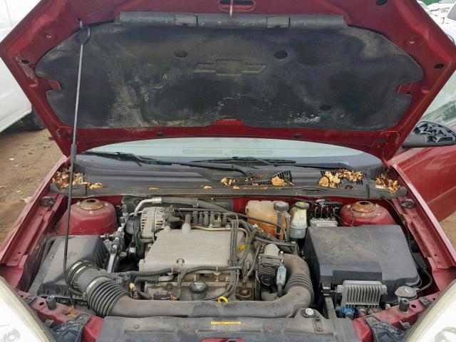 1G1ZT62804F212834 - 2004 CHEVROLET MALIBU MAX 勃艮第红 照片 7