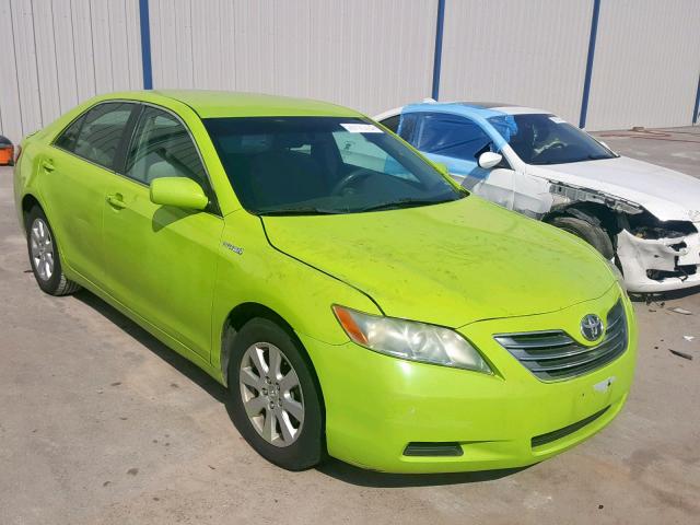 4T1BB46K79U101914 - 2009 TOYOTA CAMRY HYBR GREEN photo 1