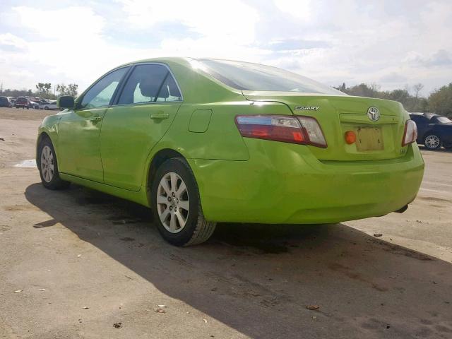 4T1BB46K79U101914 - 2009 TOYOTA CAMRY HYBR GREEN photo 3