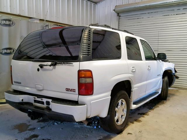 1GKEK63U33J293574 - 2003 GMC YUKON DENA WHITE photo 4