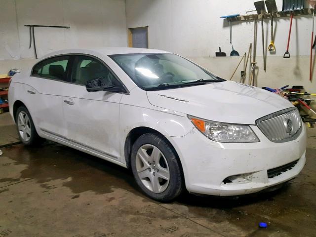 1G4GB5EGXAF188533 - 2010 BUICK LACROSSE C WHITE photo 1