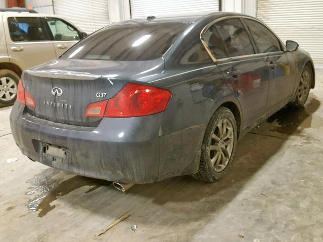 JNKCV61E99M305495 - 2009 INFINITI G37 BASE BLUE photo 4