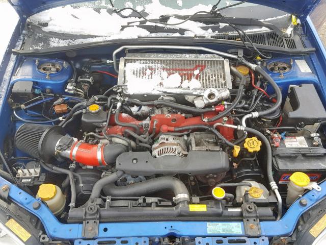 JF1GD76697L523071 - 2007 SUBARU IMPREZA WR BLUE photo 7